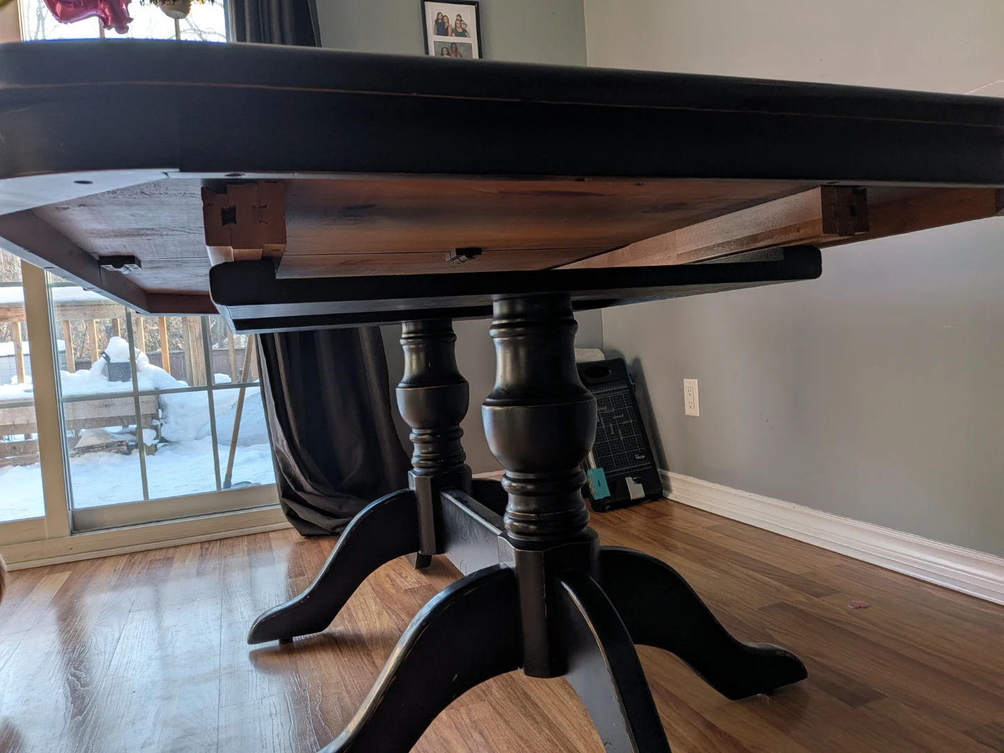 Black Dining Room Table - photo 4