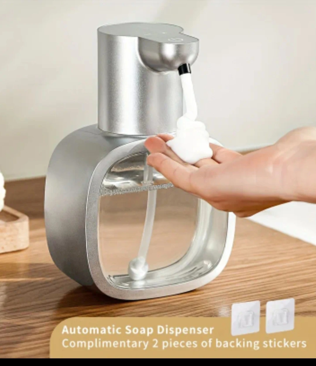 Automatic Foam Soap Dispenser - Silver