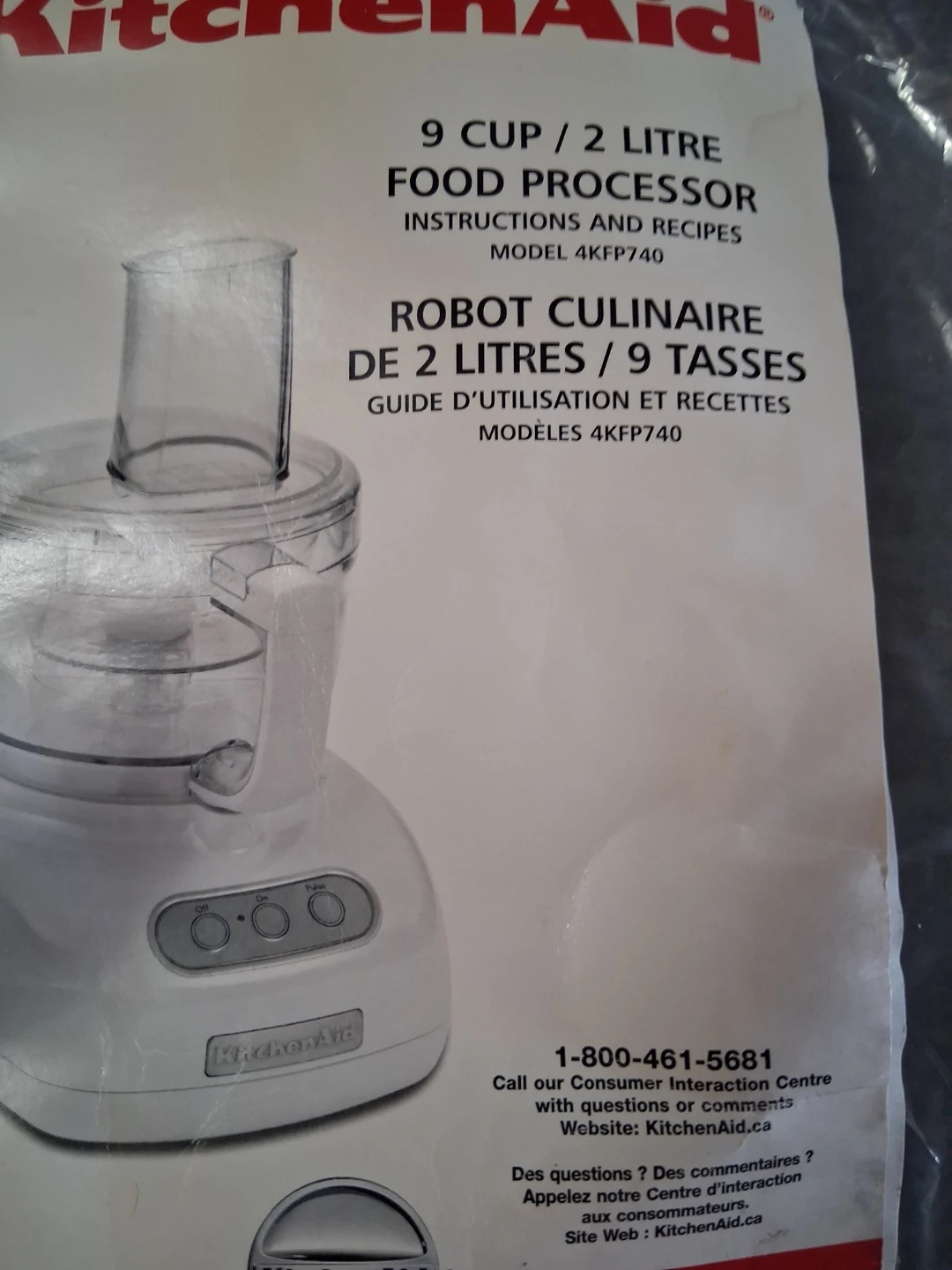 KitchenAid 9 Cup Food Processor - photo 5