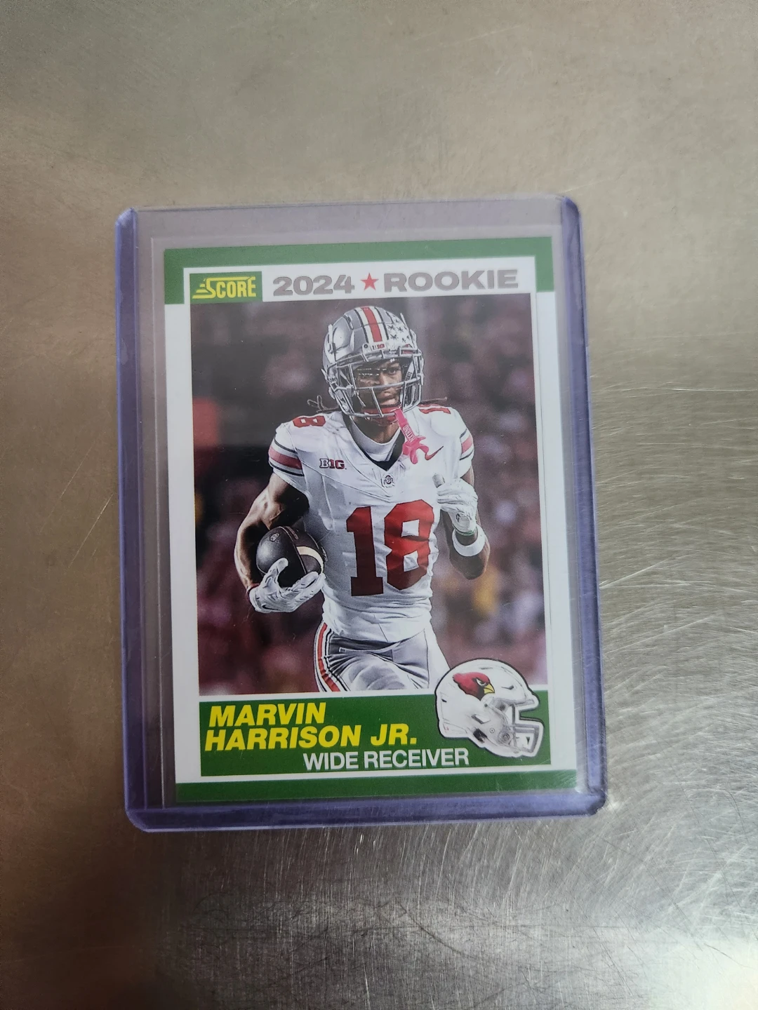 2024 Score Marvin Harrison Jr. Rookie Football Card