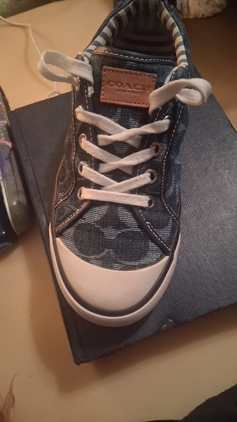 Coach Denim Sneakers - photo 4