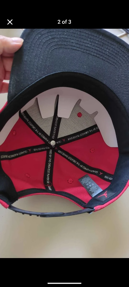 Nike pro hat - Jordan Red & Black Snapback Hat - photo 2
