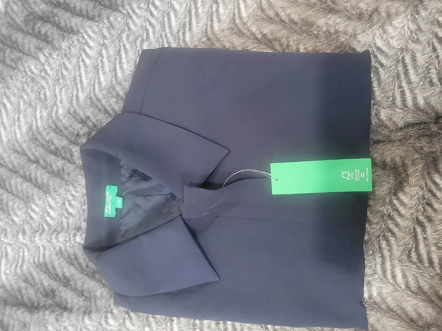 United Colors of Benetton Navy Blue Blazer