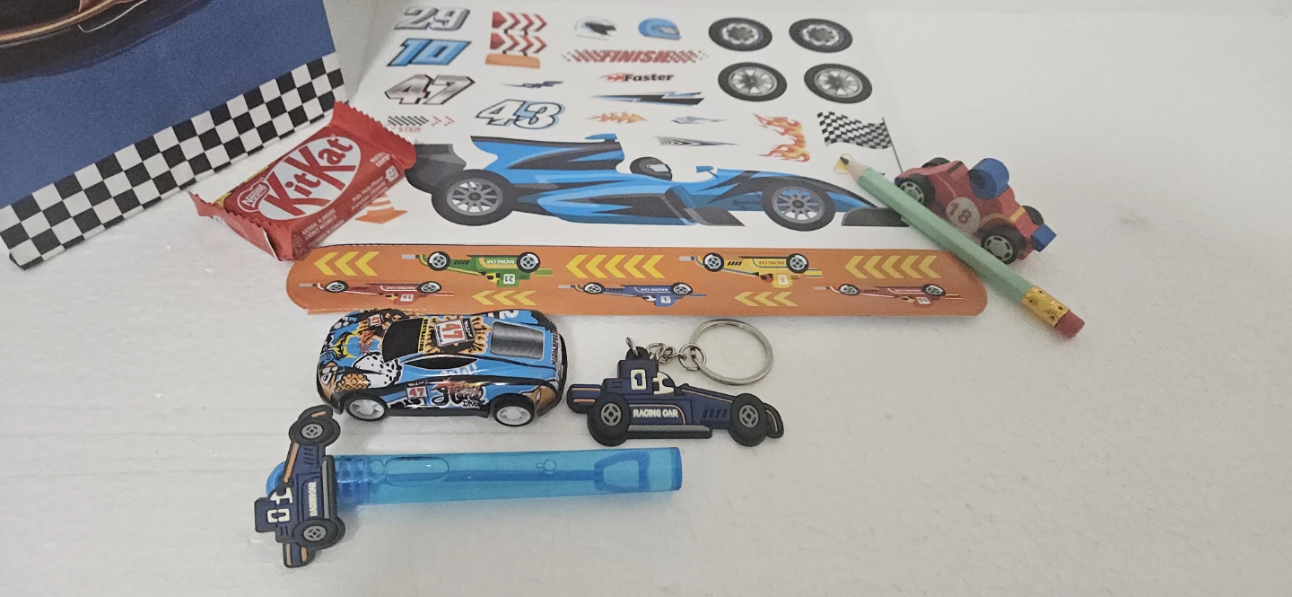 Race Car Themed Birthday Party Goodie Bags - photo 2