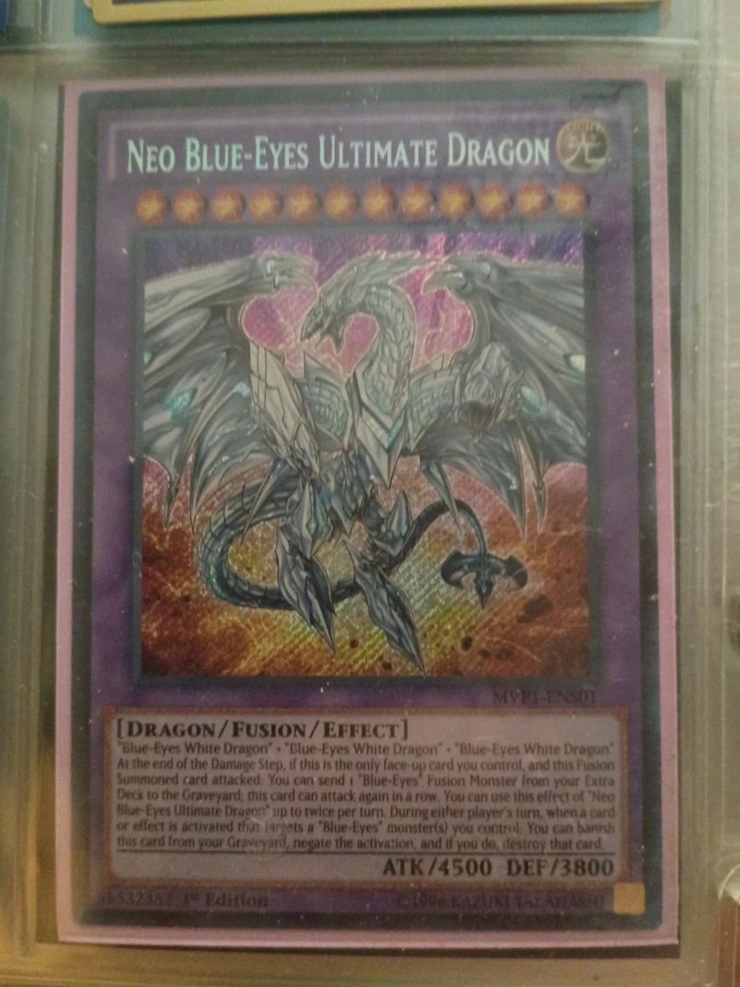 Neo Blue-Eyes Ultimate Dragon - Yu-Gi-Oh! Trading Card🏆