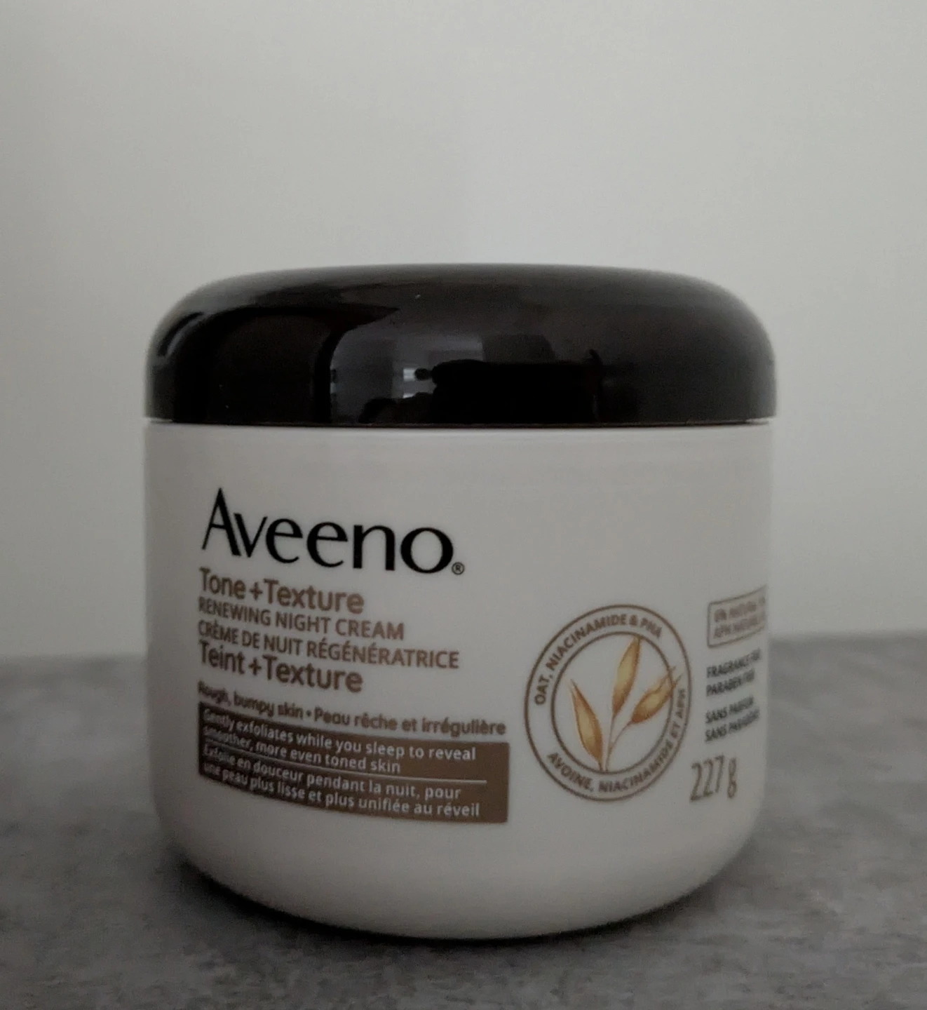Brand New Aveeno Tone+Texture Renewing Night Cream 227g