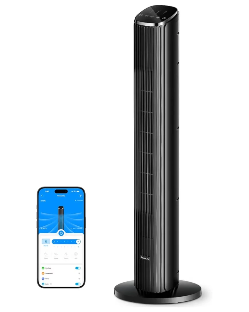 GoveeLife Smart Tower Fan - Black - photo 2