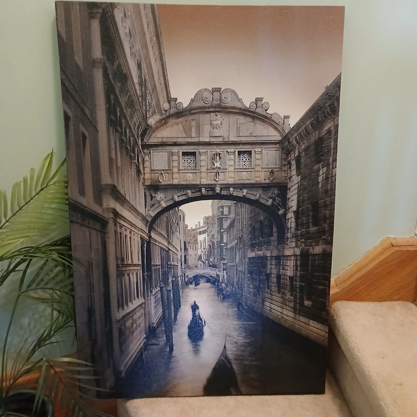 Venice Bridge of Sighs Canvas Print Wall Art