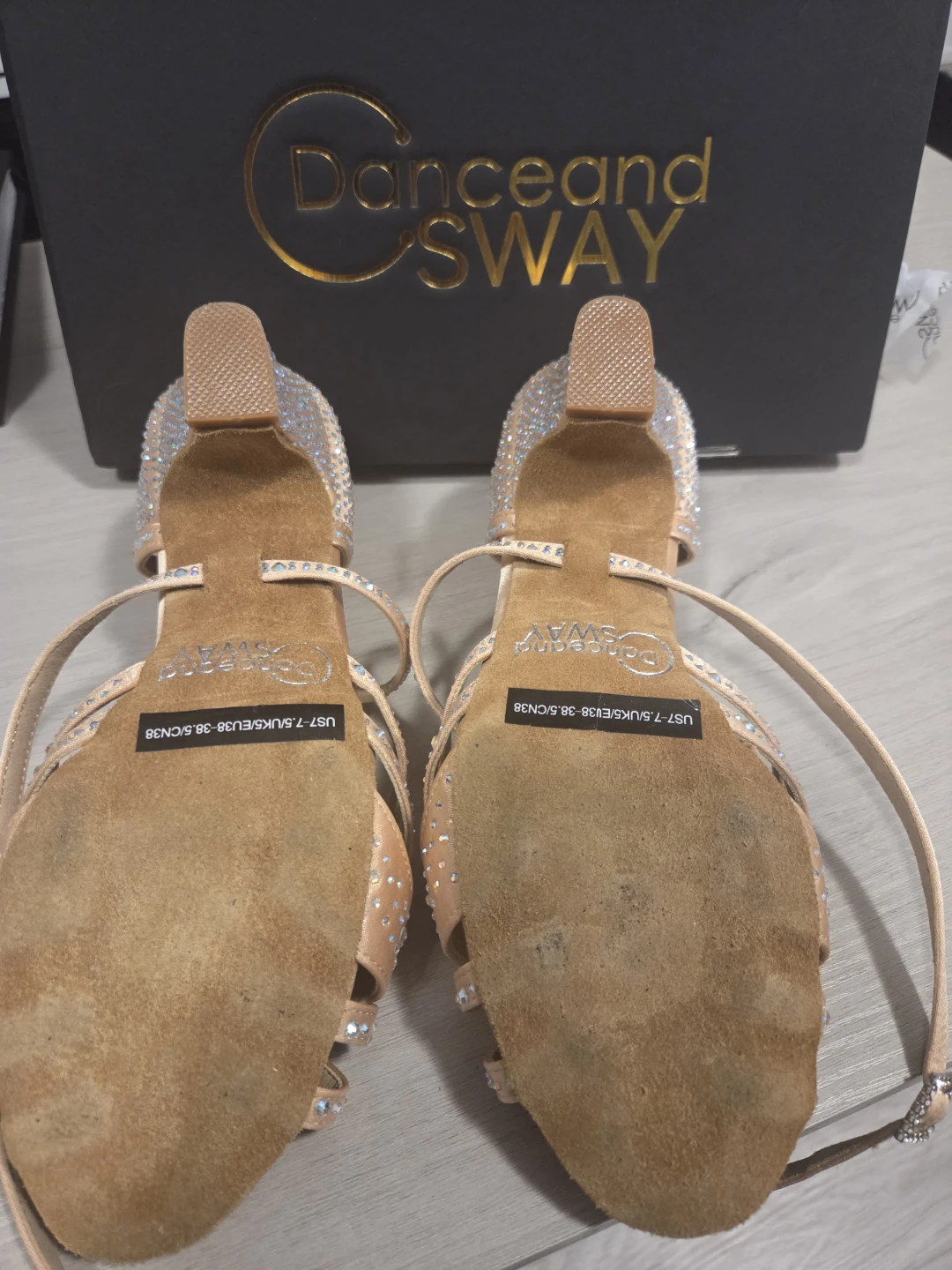 Dance and Sway Women's Ballroom Dance Shoes Size US 7-7.5 - photo 3