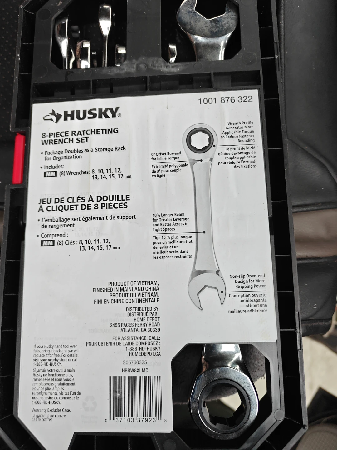 Husky 8-Piece Ratcheting Wrench Set - photo 2