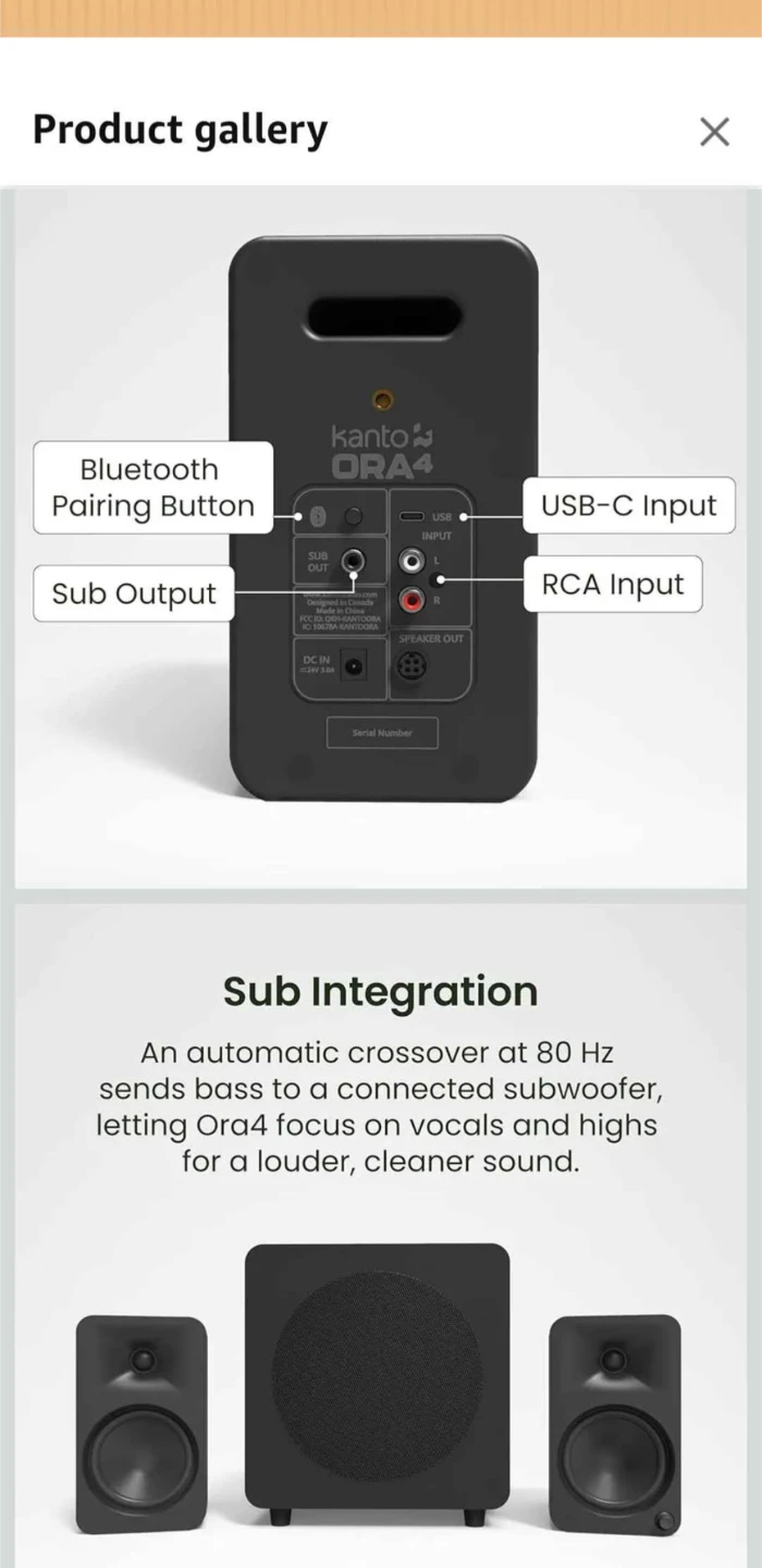 Kanto ORA4 Powered Speakers - photo 2