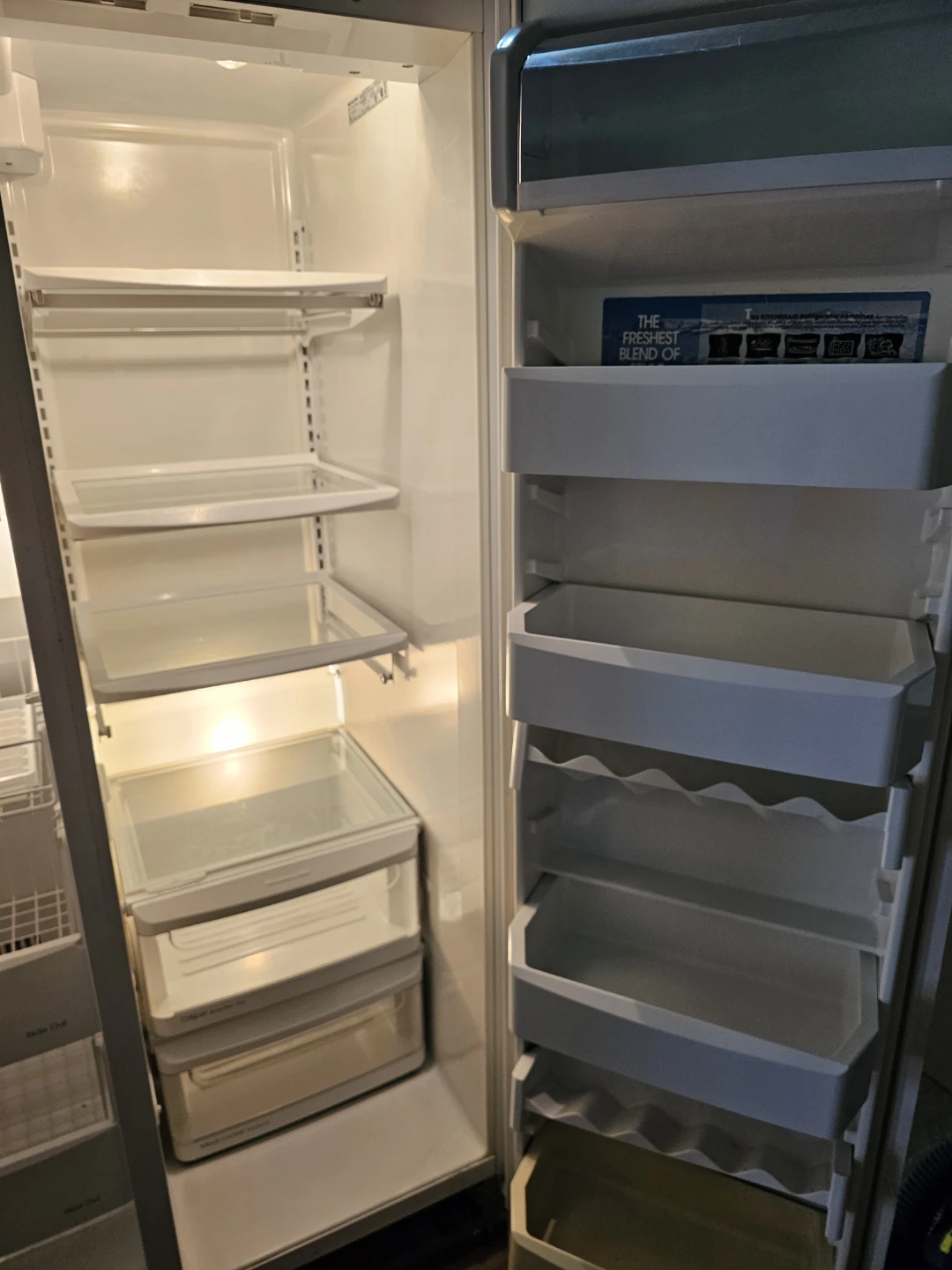 Vintage KitchenAid Side-by-Side Refrigerator/Freezer - photo 2