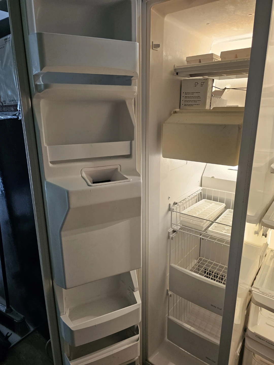 Vintage KitchenAid Side-by-Side Refrigerator/Freezer - photo 3