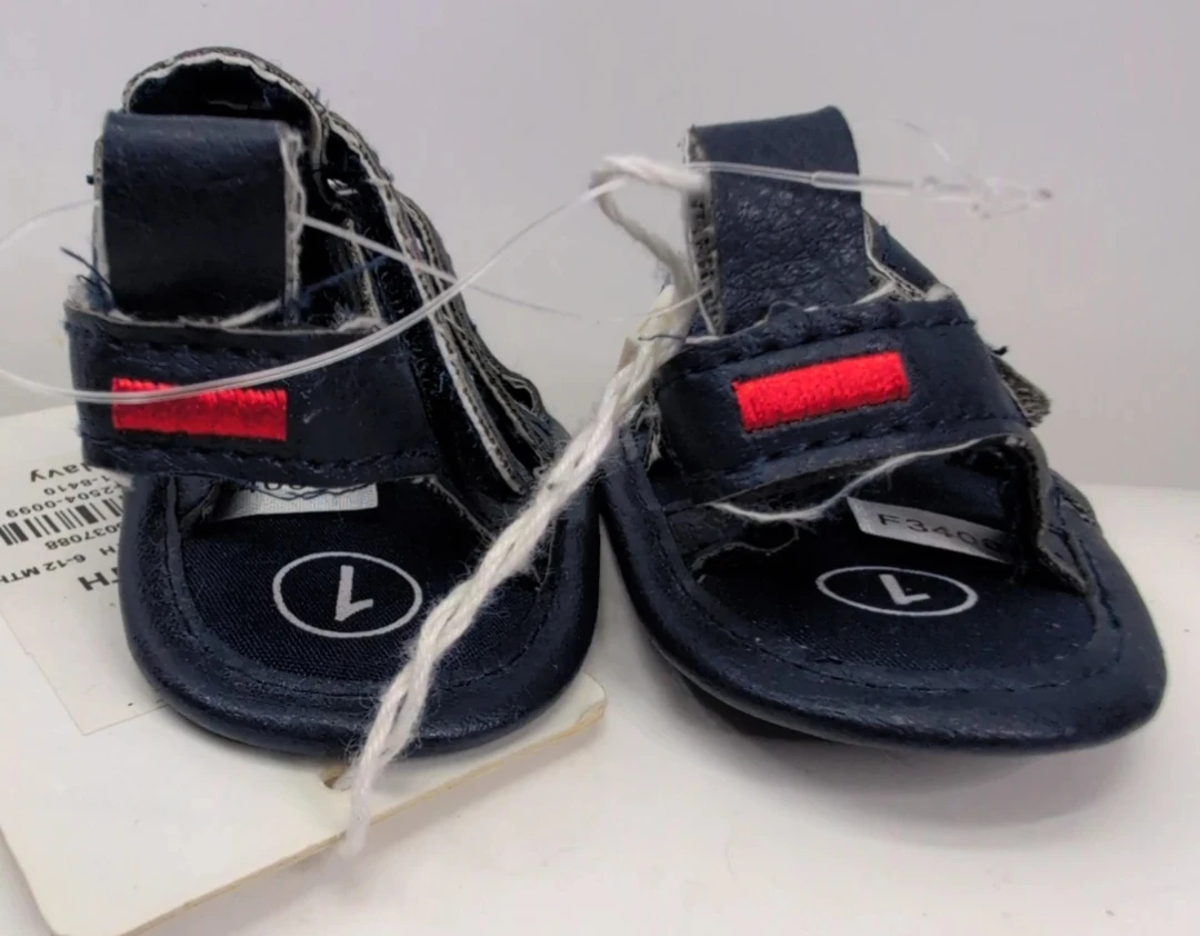 Navy Baby Sandals Size 0-3 MTH - photo 5