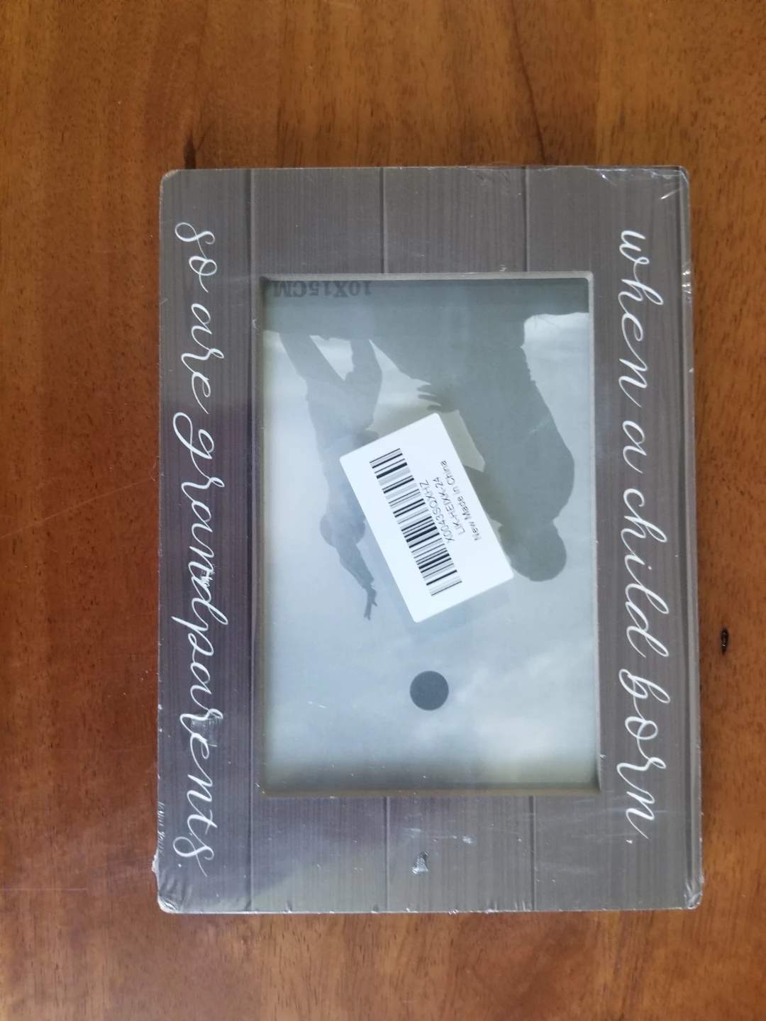 Photo Frame for Grandparents - When a Child is Born