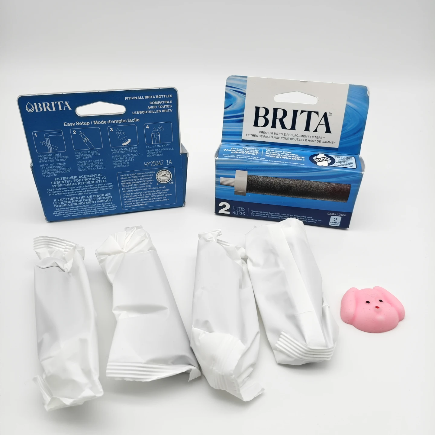 Brita Premium Bottle Replacement Filters - (2 Pack-4 count)