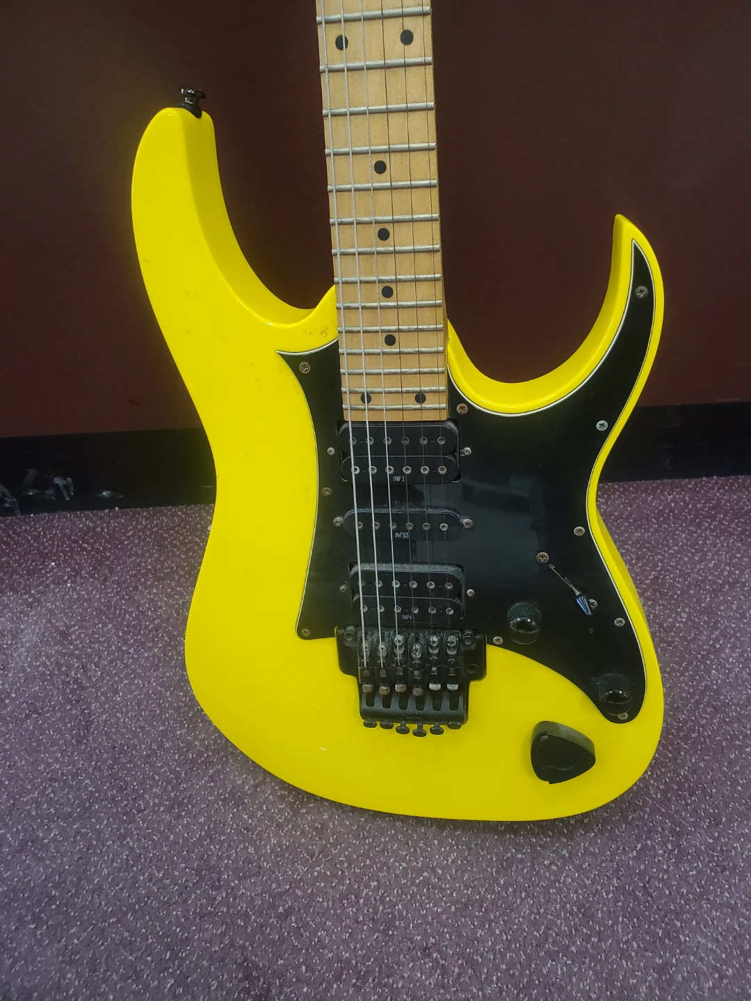 Ibanez RG Series Electric Guitar - Yellow - photo 3
