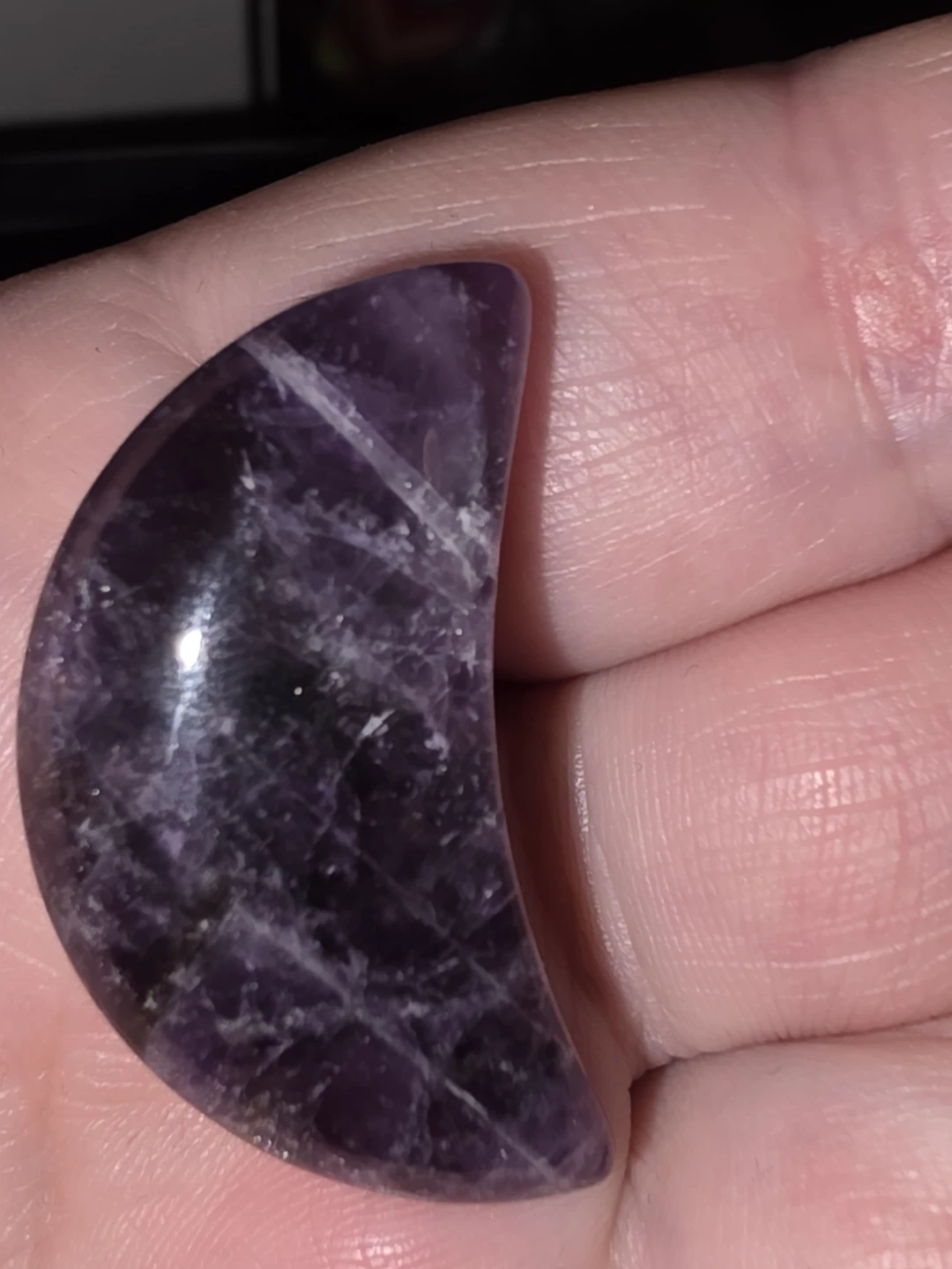 Amethyst Crescent Moon - photo 2