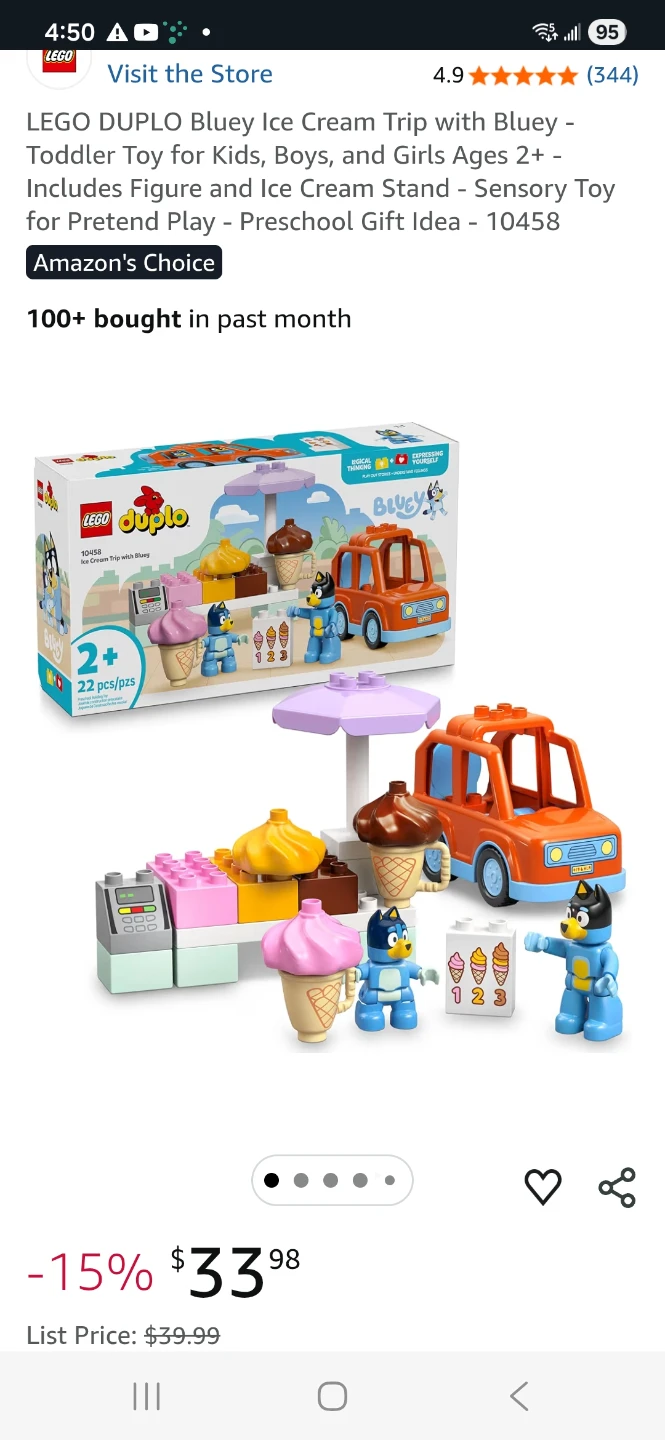LEGO DUPLO Bluey Ice Cream Trip with Bluey - photo 3