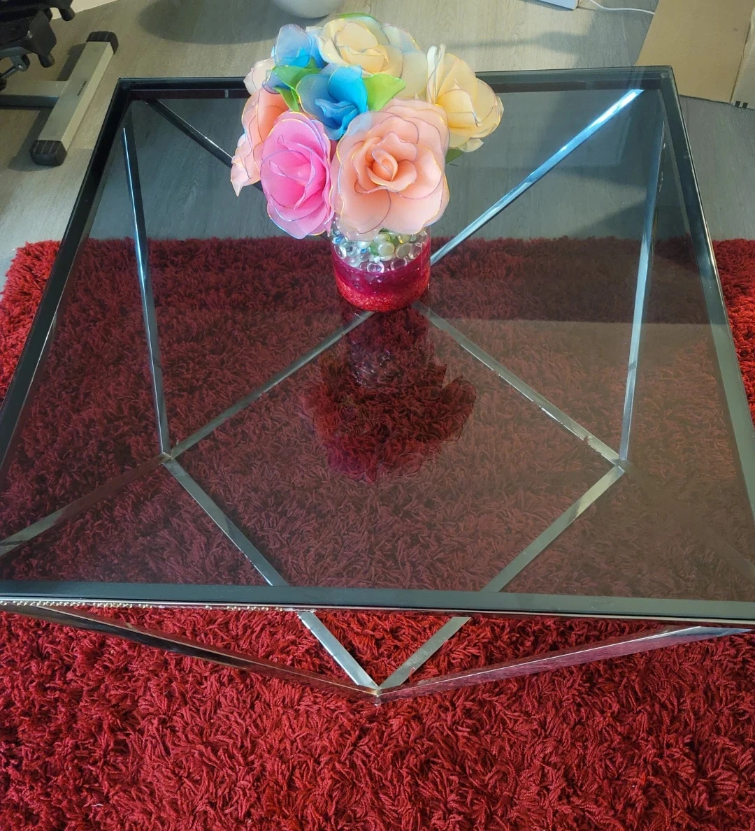 Glass Top Coffee Table