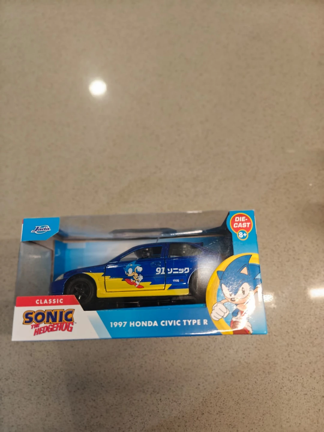 Jada 1997 Honda Civic Type R Classic Sonic The Hedgehog Die-Cast - photo 2
