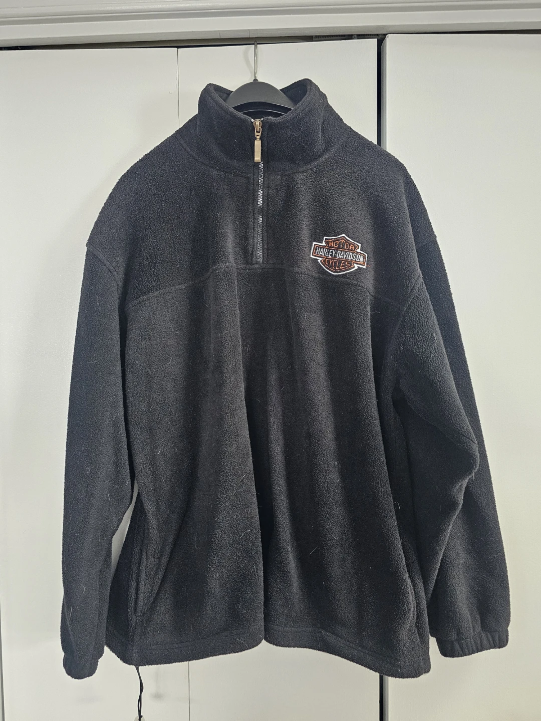 Harley-Davidson Black Fleece 1/4 Zip Pullover