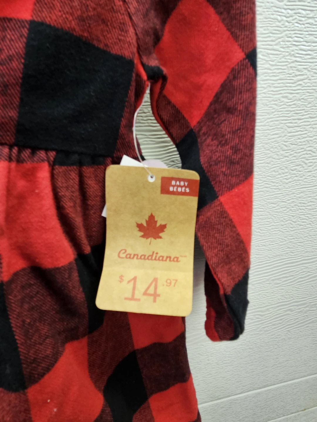 Canadiana Baby Girl Plaid Dress - 12-18 Months - photo 4