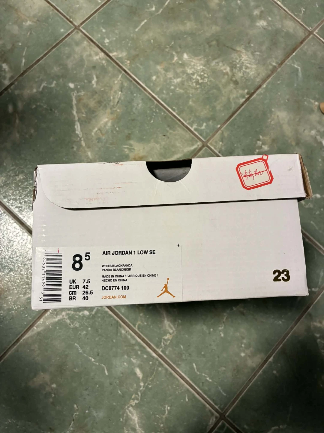 Nike Air Jordan 1 Low SE White/Black-Panda Size 8.5 - photo 5