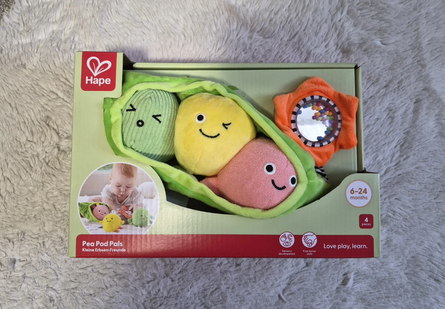 Hape Pea Pod Pals Sensory Toy