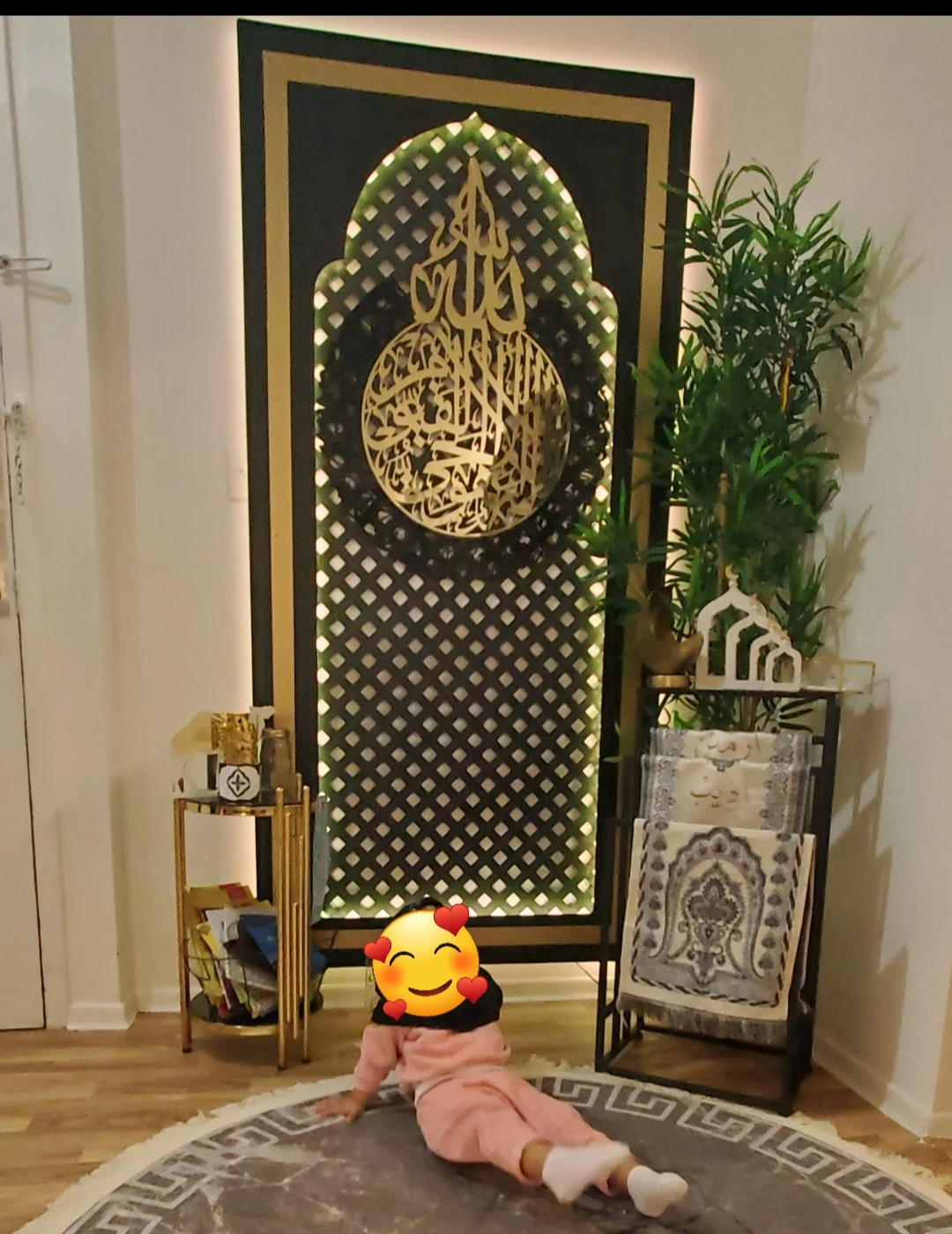 Islamic Calligraphy Wall Art with LED Lighting - photo 3