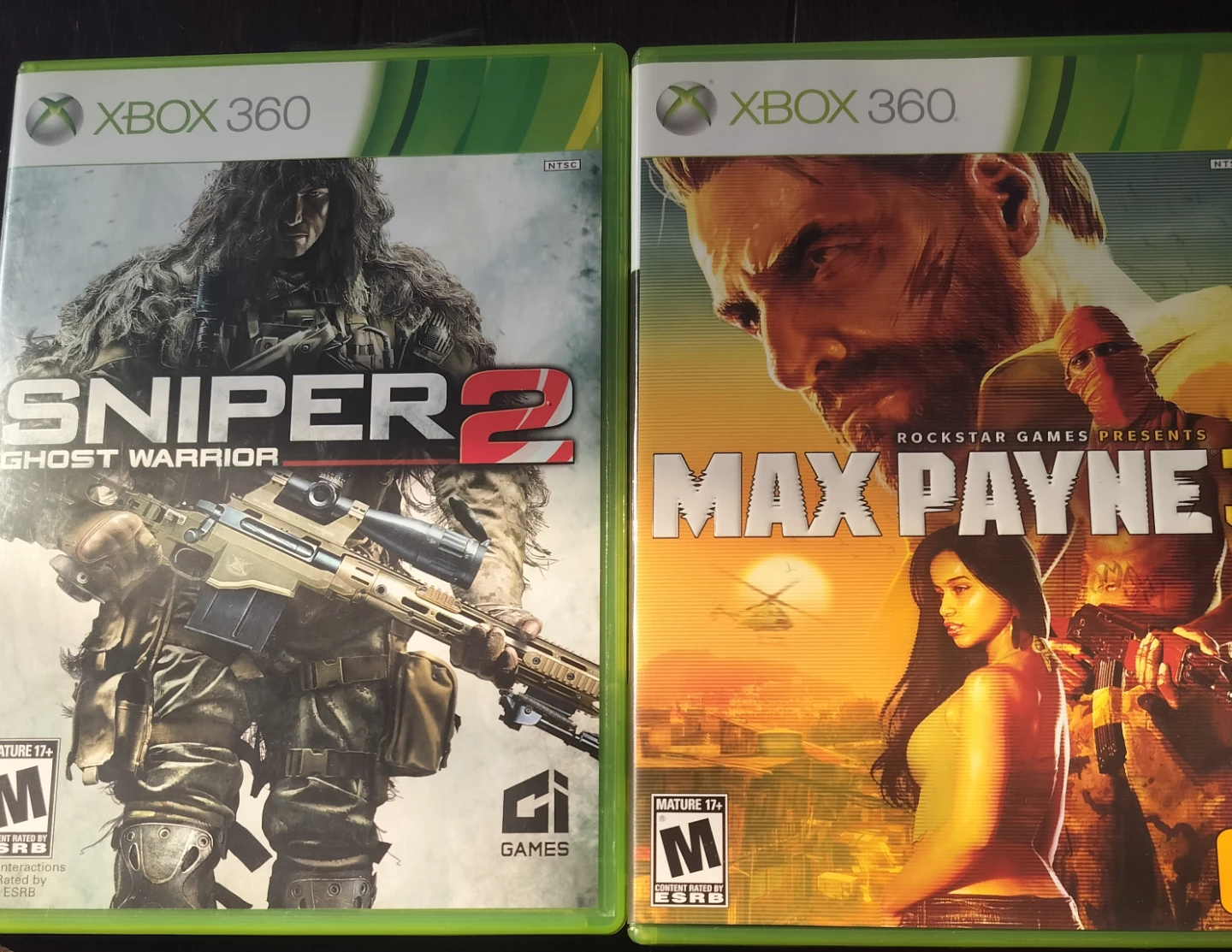 Xbox 360 Games: Max Payne 3 and Sniper Ghost Warrior 2 🏆