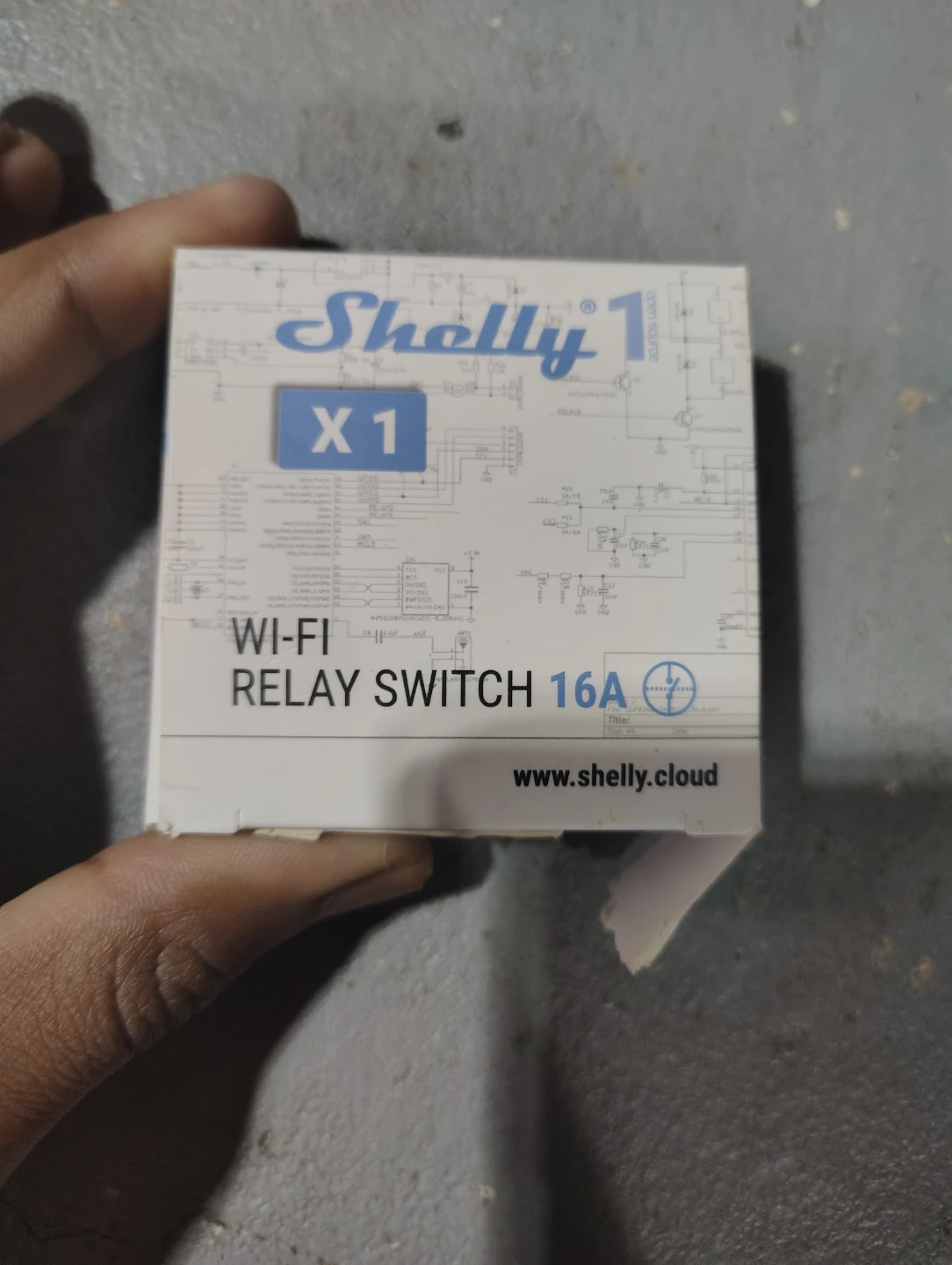 Shelly 1 X1 Wi-Fi Relay Switch 16A