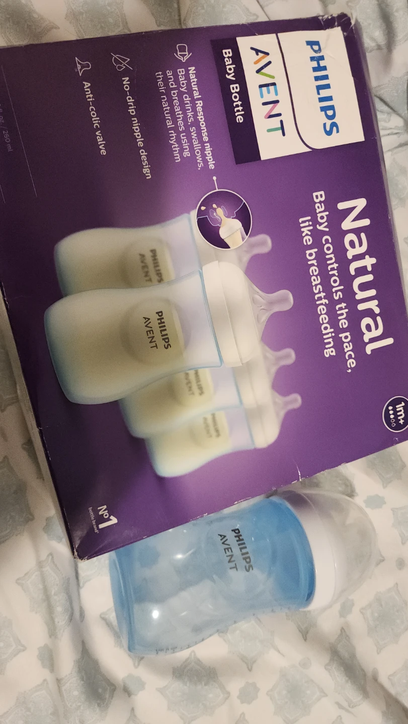 Philips Avent Natural Baby Bottles (260ml) - 4Pack