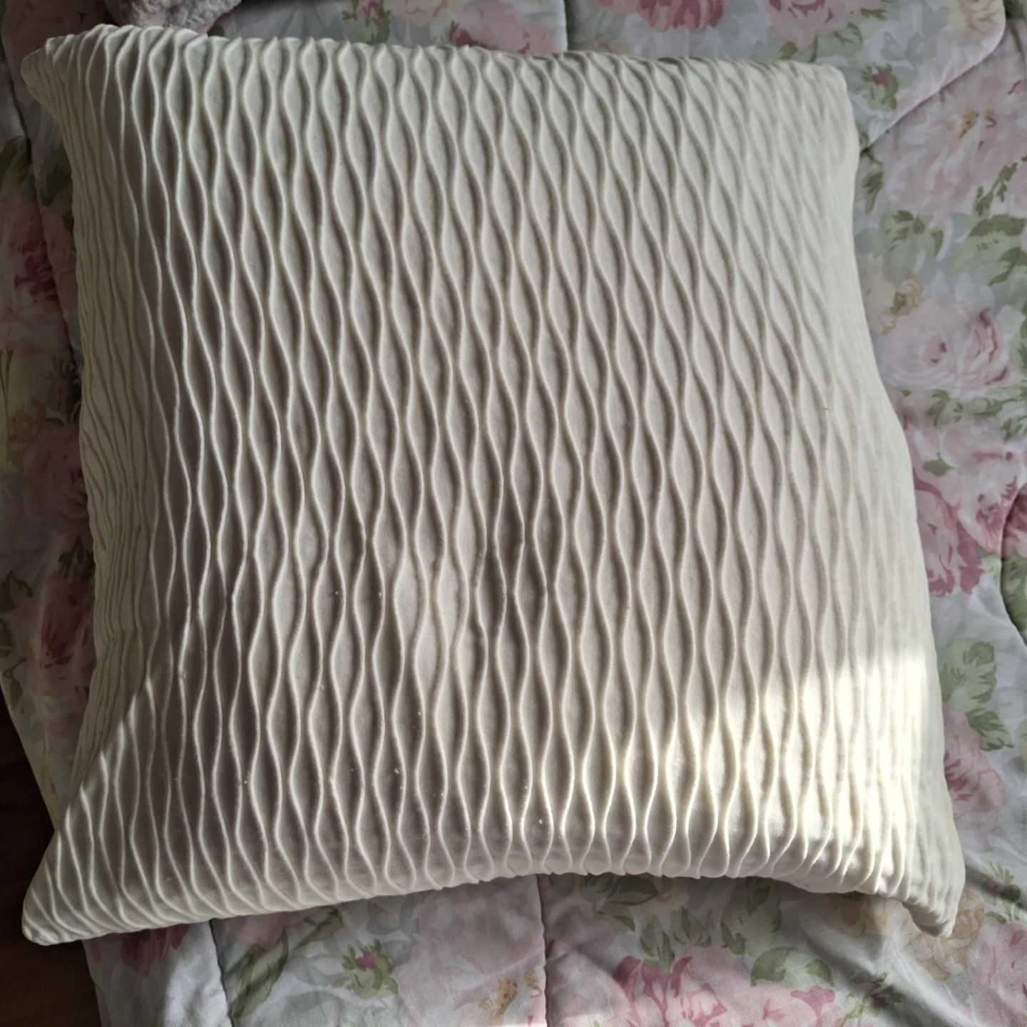 IKEA VÄNDEROT Cushion Cover & pillow 50x50cm Cream - photo 4