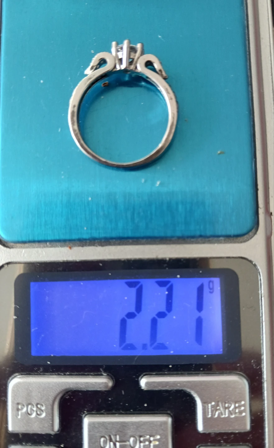 Sterling Silver 925 Lady Ring Size 7, 2.21 Grams