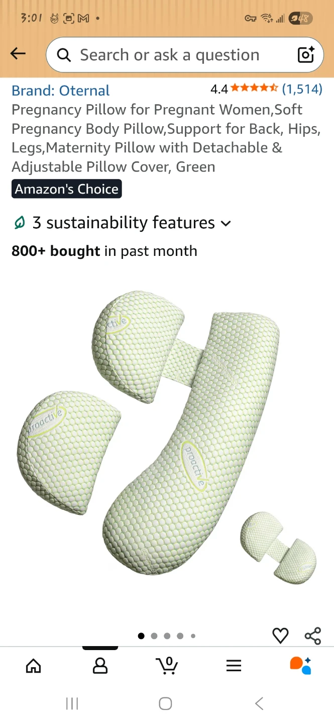 Pregnancy Pillow - Green