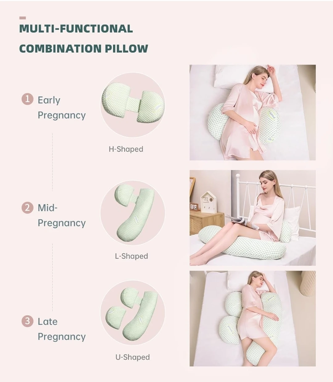 Pregnancy Pillow - Green - photo 2
