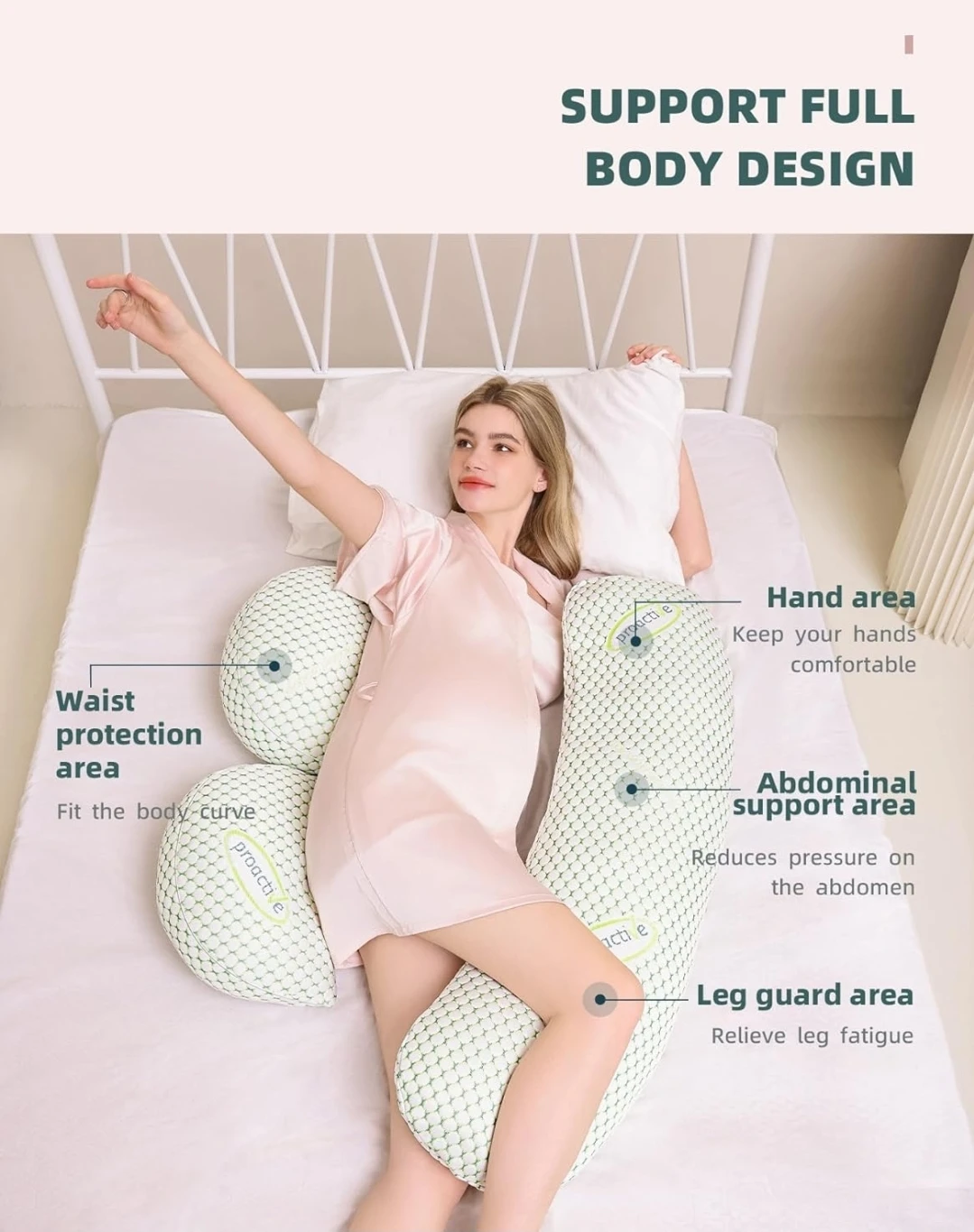 Pregnancy Pillow - Green - photo 3
