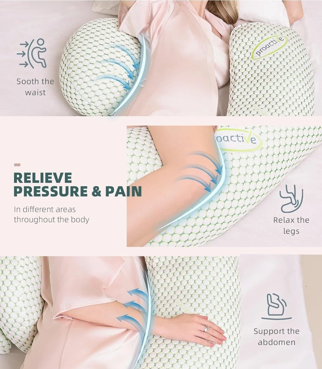 Pregnancy Pillow - Green - photo 4