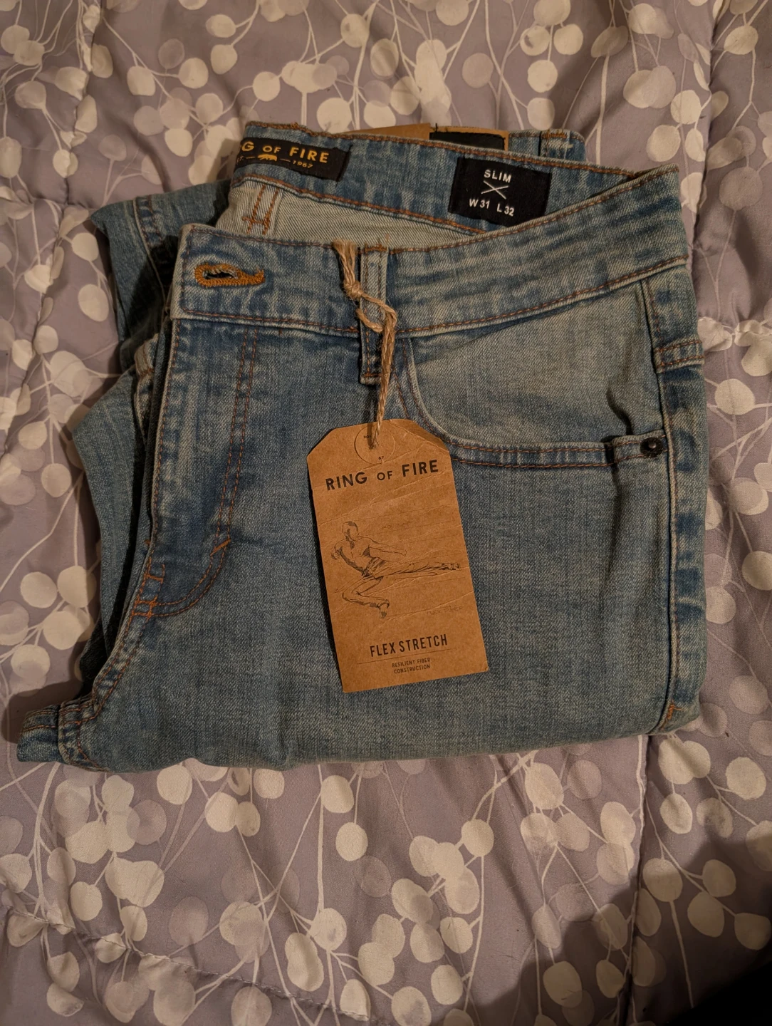 🏆 Ring of Fire Slim Fit Flex Stretch Jeans W31 L32