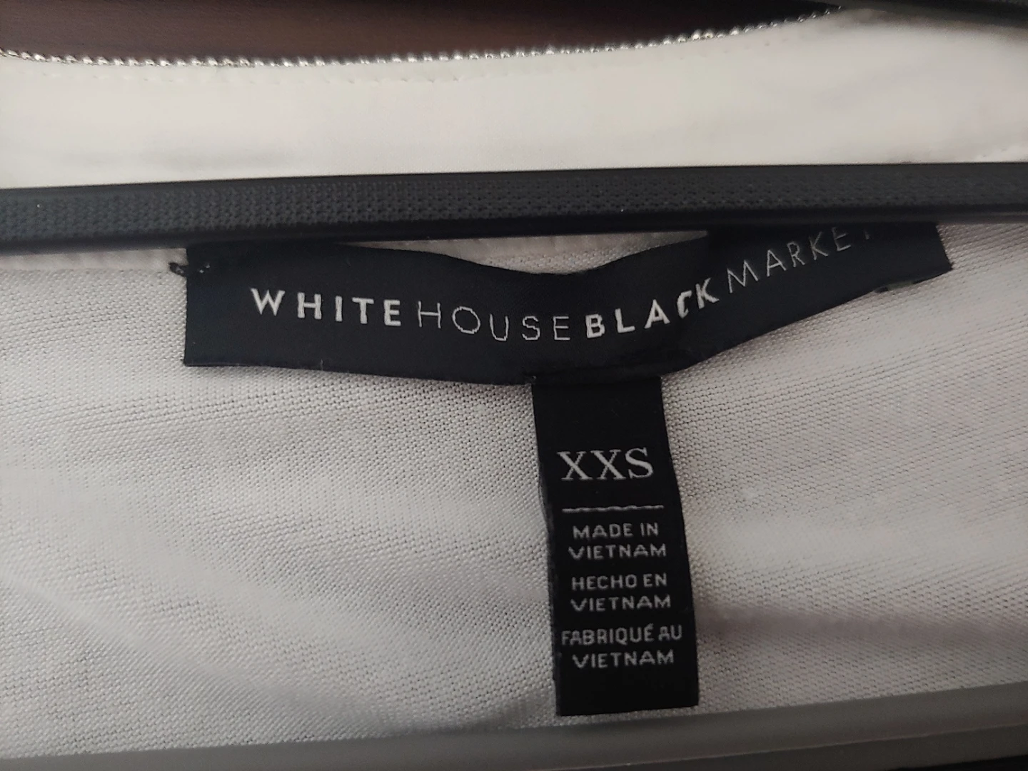 White House Black Market White Long Sleeve Top XXS 🏆 - photo 4