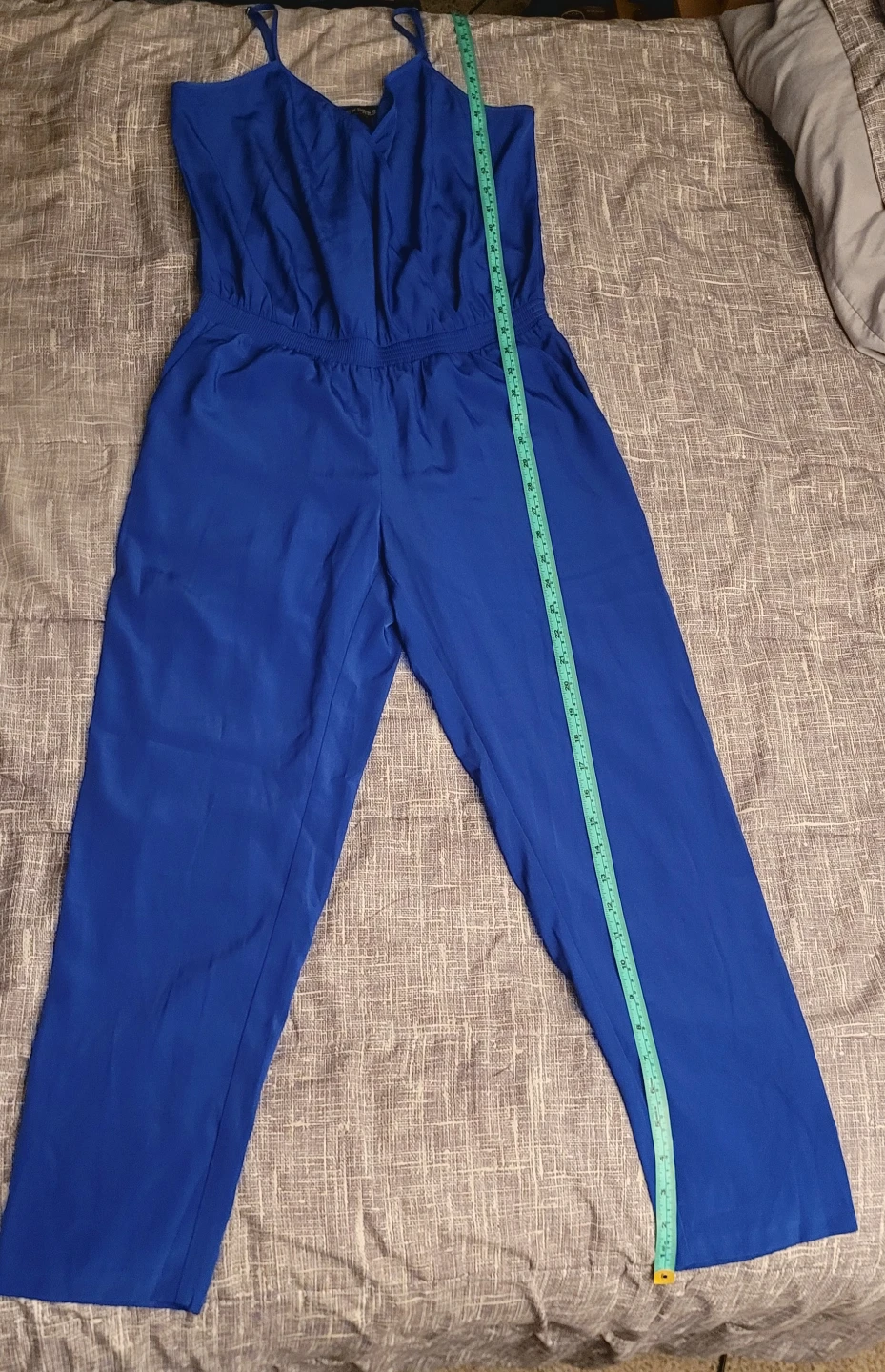 Express Blue Jumpsuit Size 0/small - photo 3