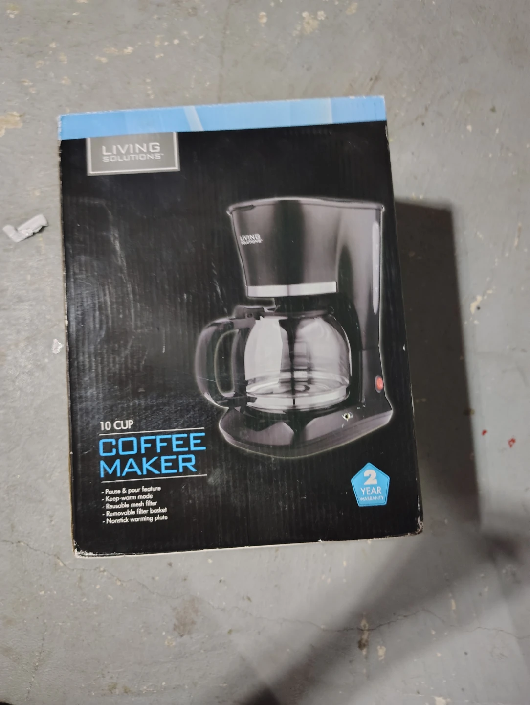 Living Solutions 10 Cup Coffee Maker - photo 3