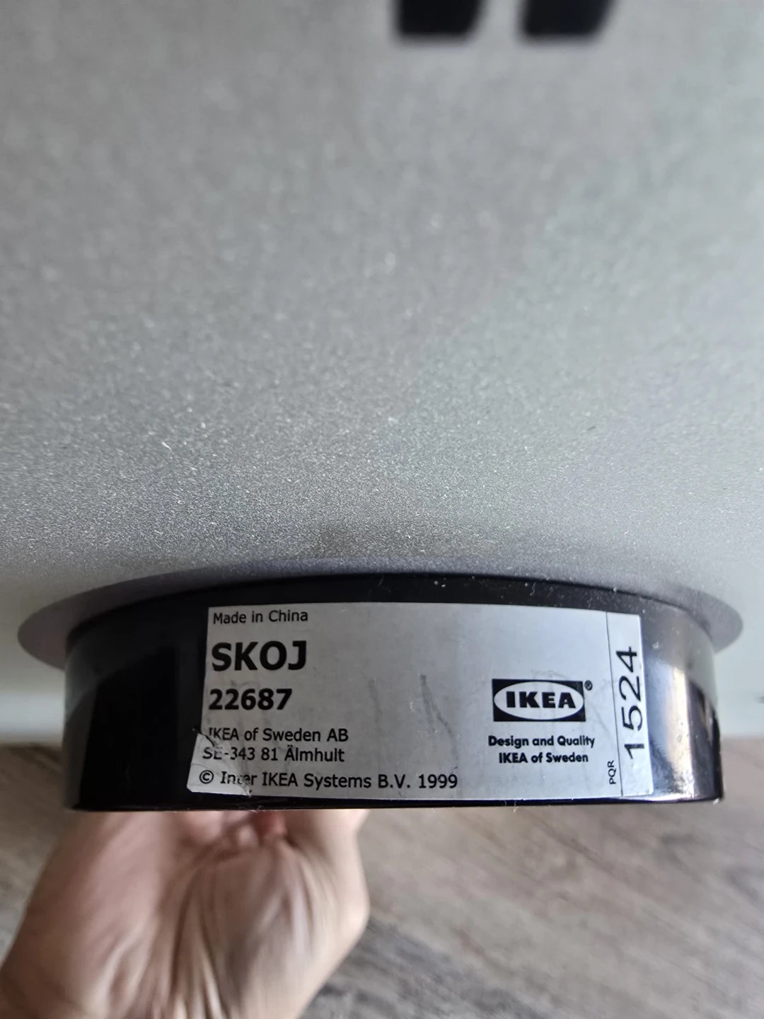 IKEA SKOJ MODERN SQUARE WALL CLOCK 11"x11" CLEAR GLASS SILVER - photo 4