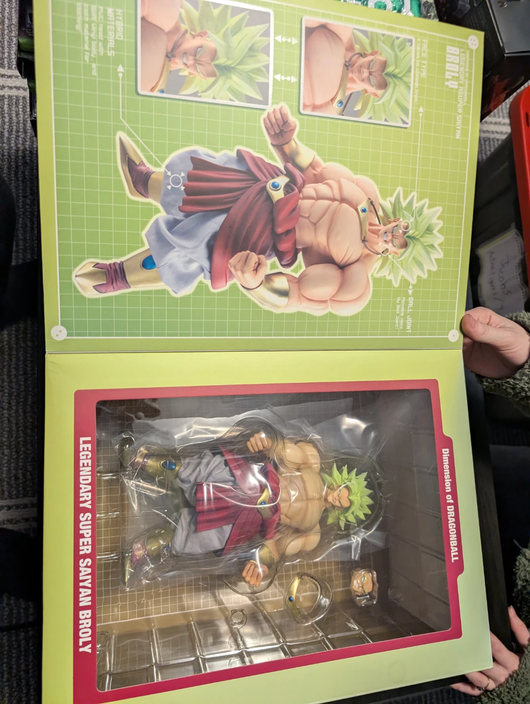 Dragon Ball Z Dimension of Dragonball Super Saiyan Broly Figure - photo 3