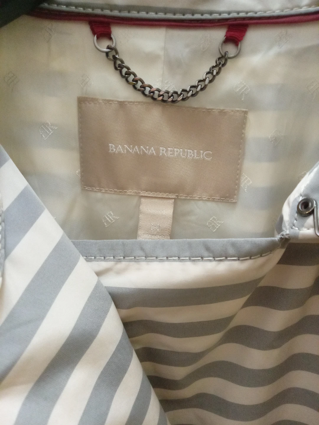 Banana Republic Striped Trench Coat - photo 2