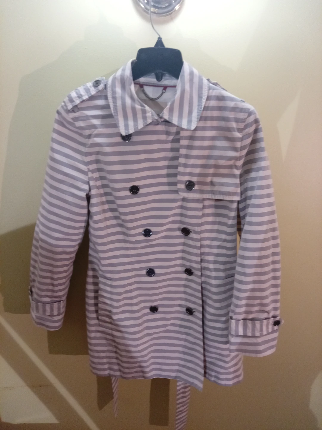 Banana Republic Striped Trench Coat - photo 3
