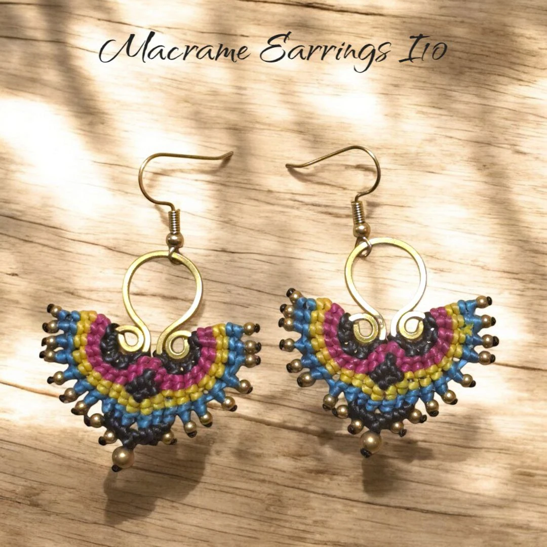 Macrame  Earrings I10🏆
