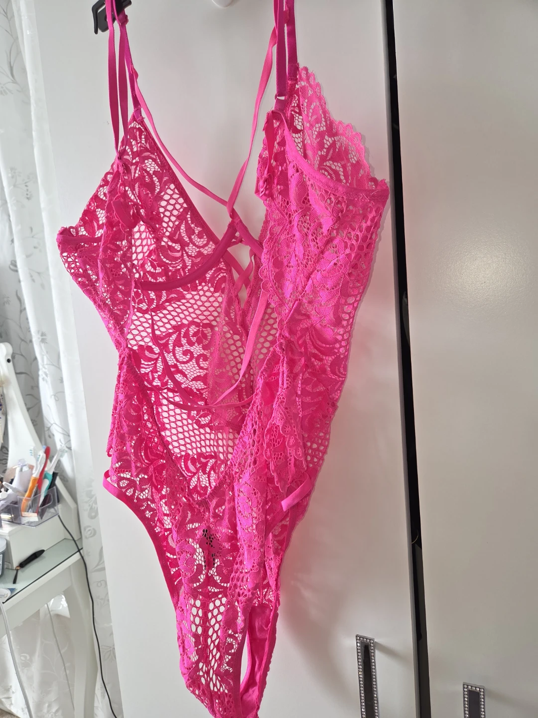 Pink Lace Bodysuit - photo 3