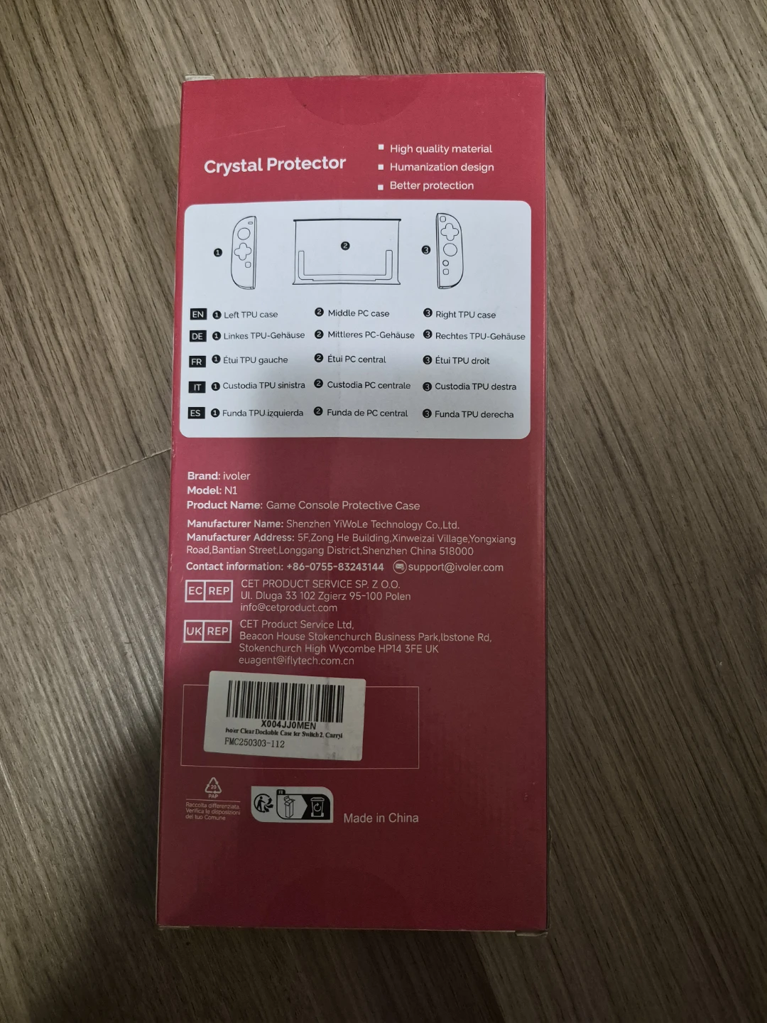Ivoler Crystal Protector for Nintendo Switch - photo 2